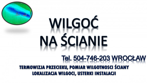 Wykrywanie wilgoci Wrocław, tel. 504-746-203. Sprawdzenie budynku,
