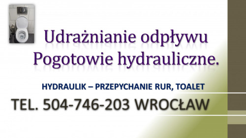 Przetkanie ubikacji, wc, tel. 504-746-203, Wrocław, zatkanego odpływu