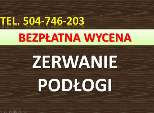 Demontaż paneli, Wrocław, usunięcie, parkietu, zerwanie, podłoga, cena