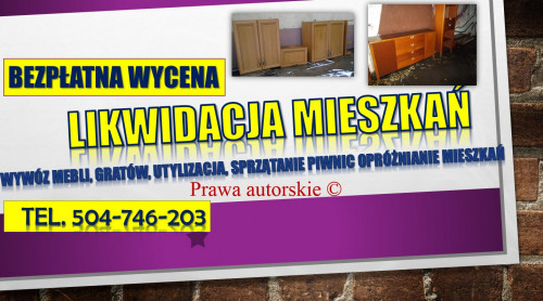 Wyniesienie i wywóz mebli, tel. 504-746-203, Cena, wywożenie, Wrocław