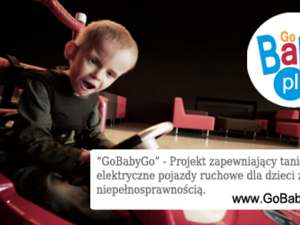 GoBabyGo-Mobilność dla dzieci niepełnosprawnych crowdfunding