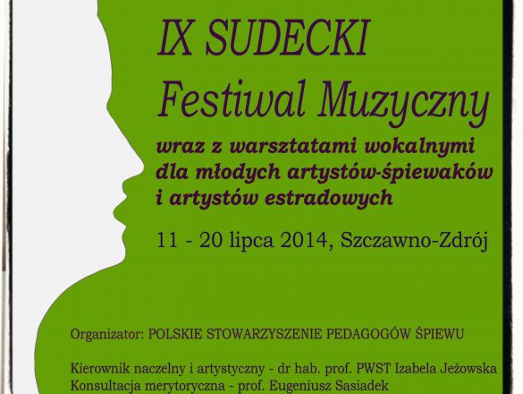 IX Sudecki Festiwal Muzyczny z warsztatami wokalnymi dla...