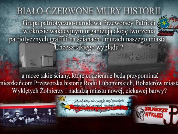 Biało-czerwone mury historii polskie indiegogo