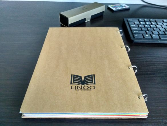 Linoo notebooks - zeszyty z wymiennymi kartkami finansowanie społecznościowe