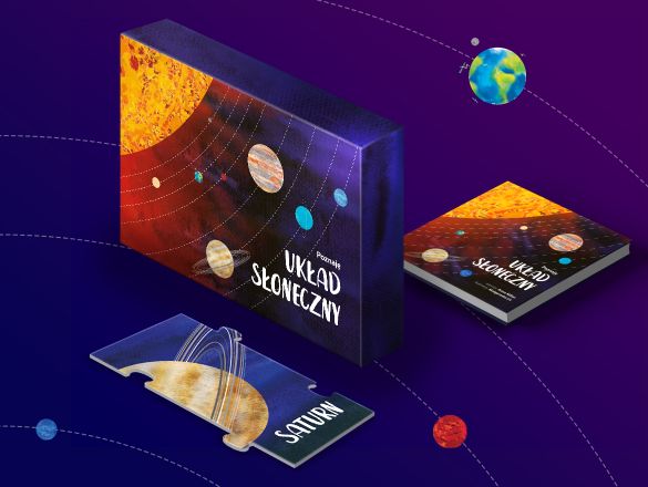 Kosmiczne puzzle i książka dla dzieci