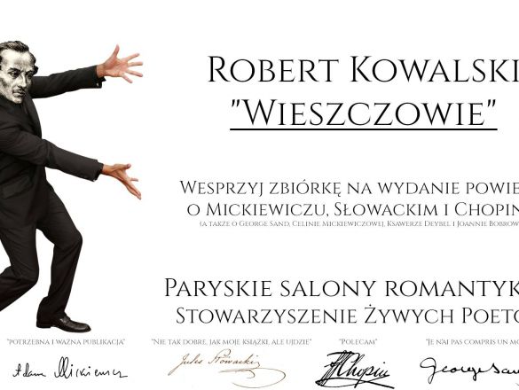 Książka Roberta Kowalskiego 'Wieszczowie' polski kickstarter