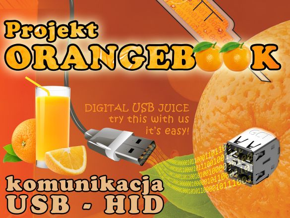 ORANGEBOOK USB HID polskie indiegogo