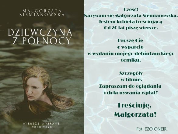 'Dziewczyna z Północy' - wesprzyj wydanie tomiku! polskie indiegogo